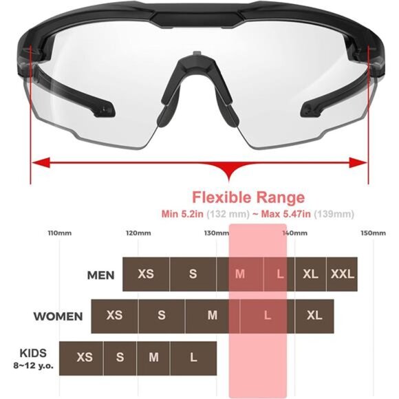 DISCOVER YOUR WORLD ! Anti-Fog Shooting Safety Glasses for men Military Grade - Picture 4 of 7